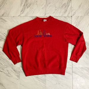 Vintage New York City embodied crewneck
